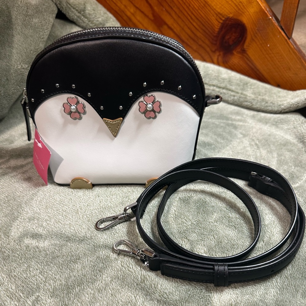 Kate Spade New York Frosty Penguin Crossbody bag